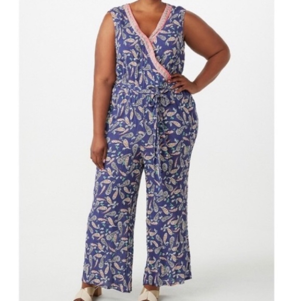 WESTPORT paisley print jumper jumpsuit